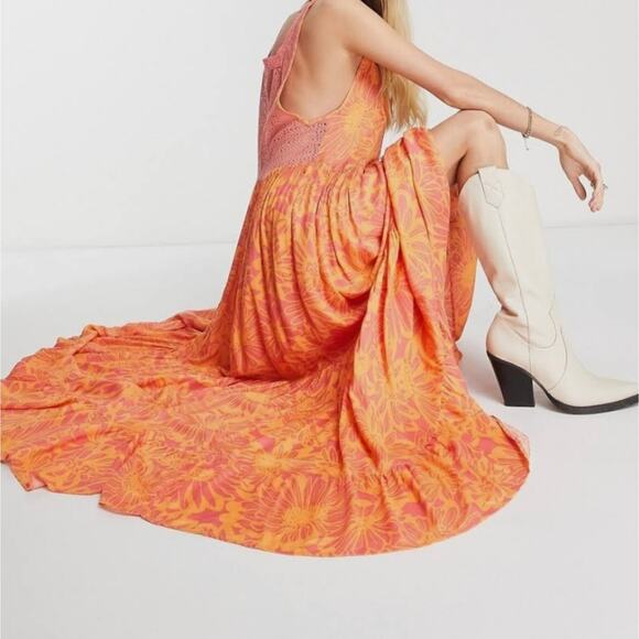 Free People Tiers For You Maxi Dress - Picture 9 of 9